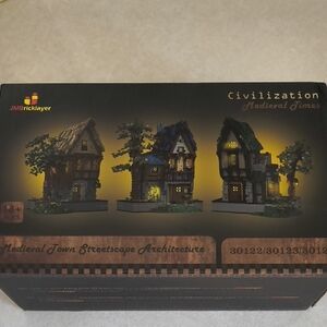JMBricklayer Medieval Town Streetscape Architecture Set